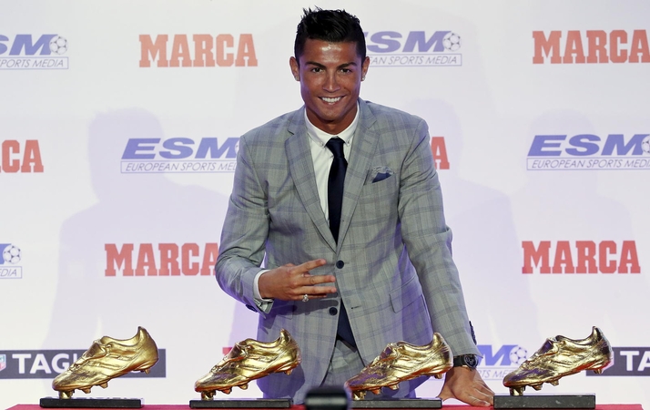 Ketvirtą "Auksinį batelį" atsiėmęs C. Ronaldo: dar nesu pakankamai patenkintas
