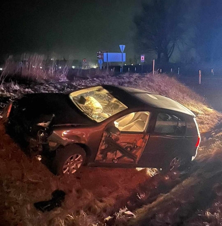 Kauno rajone „Volkswagen” nuvažiavo nuo kelio: vairuotojas – neblaivus