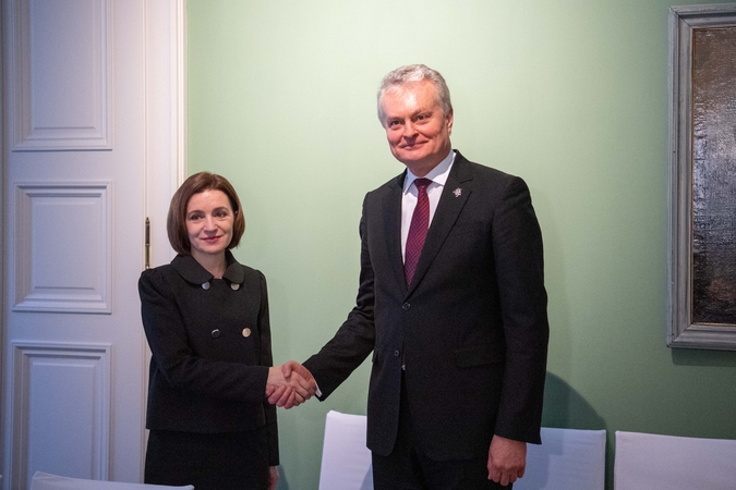  Maia Sandu ir Gitanas Nausėda