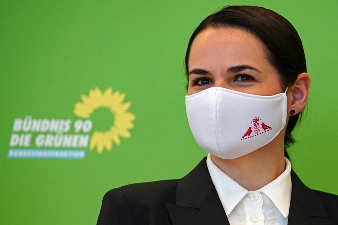 Prezidentas G. Nausėda nominavo S. Cichanouskają Nobelio taikos premijai 