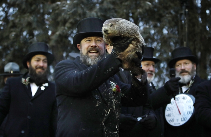 JAV: švilpikas Philas pranašauja dar šešias žiemos savaites