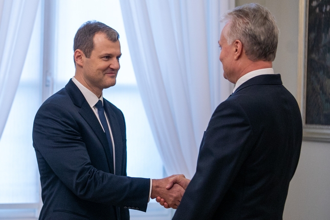Gintautas Paluckas ir Gitanas Nausėda