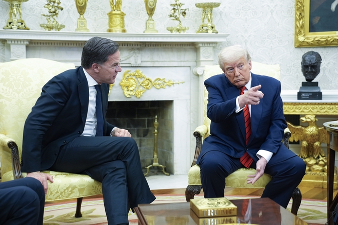 Markas Rutte ir Donaldas Trumpas