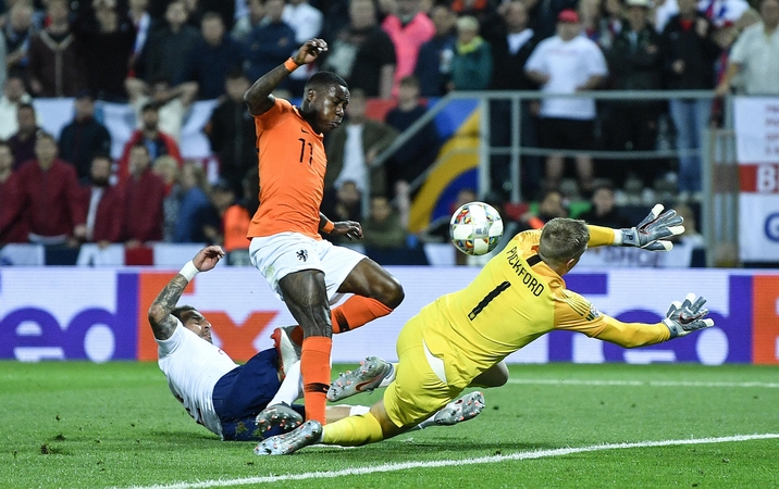 Olandijos futbolininkai po pratęsimo pelnė kelialapį į Tautų lygos finalą