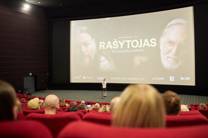 R. Zabarausko „Rašytojo“ premjeroje – amerikiečių pagyros Lietuvai