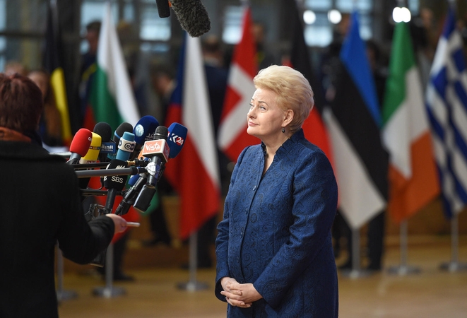 D. Grybauskaitė: pabėgėlių kvotų sistema – ne iki galo efektyvi