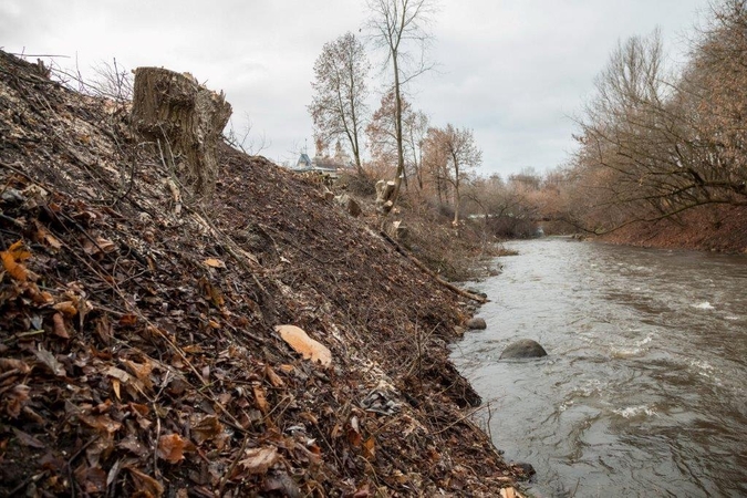 Vilniuje tvarkoma 1,5 km ilgio Vilnelės pakrantės dalis