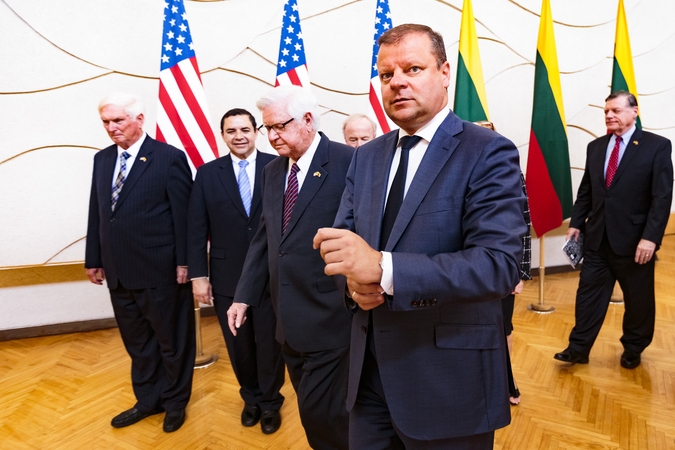 S. Skvernelis iš JAV kongresmenų sako išgirdęs patikinimą dėl saugumo