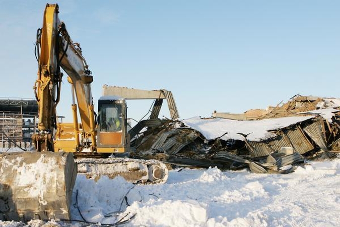Klaipėdos arena – jau be griuvėsių kaimynystės