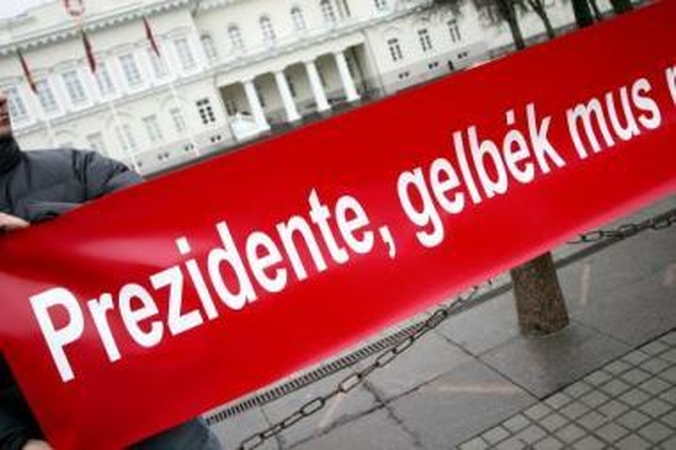 Supratimas: kandidatai tikina norintys solidarizuotis su tauta.